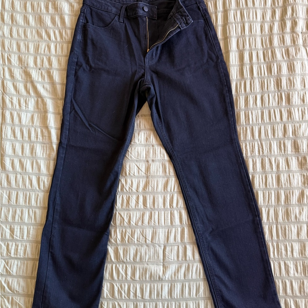 Old Navy High-Rise Straight Jeans in Navy